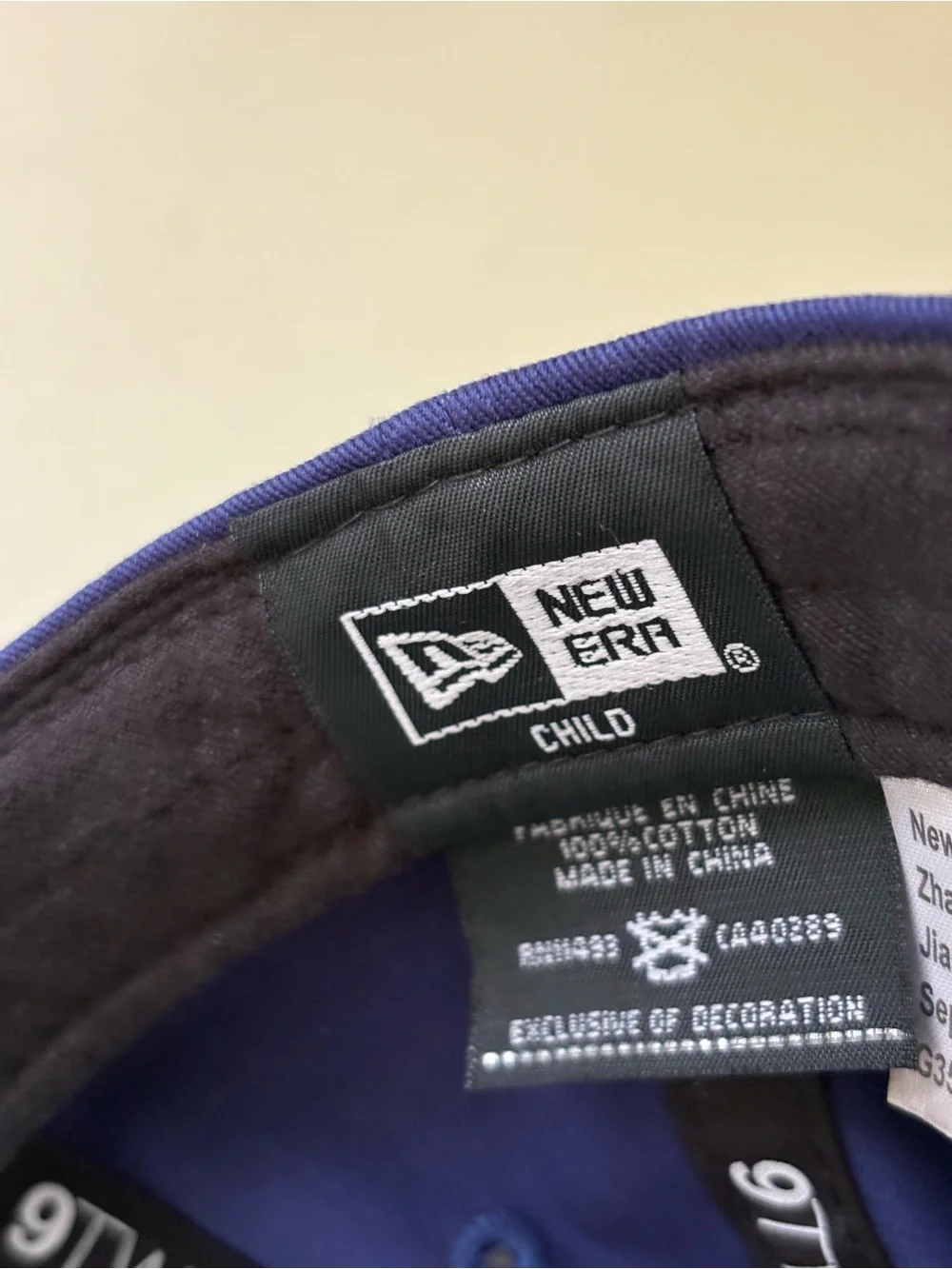 New Era LA Dodgers Two-Tone Cap in White and Royal Blue